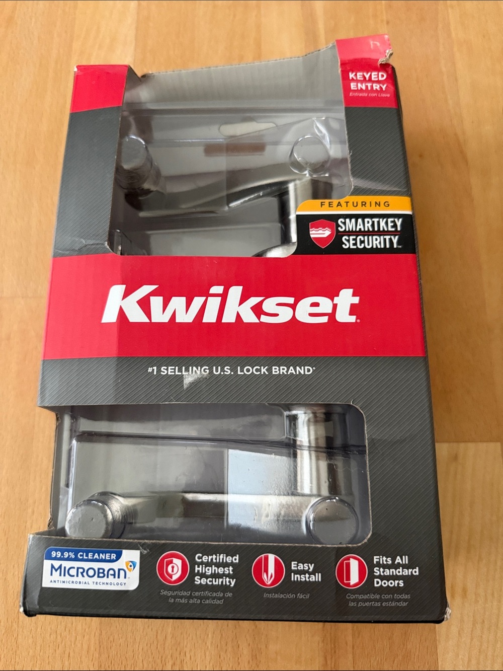 SmartKey Security Keyed Entry Doorknob Set